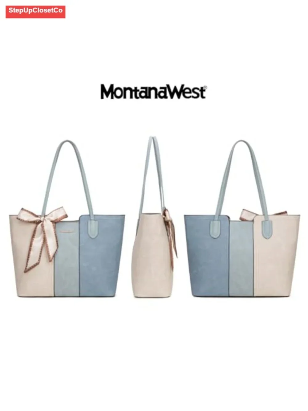 Faux Leather Tote Satchel Purse Work Bag Top Handle Shoulder Bag with Scarf